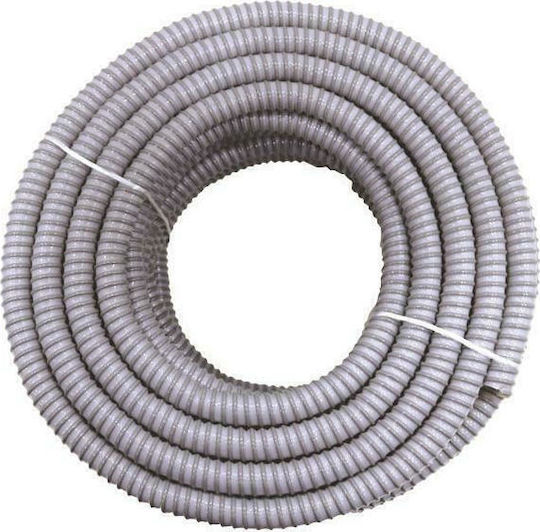 Eurolamp Electrical Conduit with Diameter 16mm made of Plastic 1m Grey 151-21803
