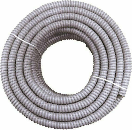 Eurolamp Electrical Conduit with Diameter 20mm made of Plastic 1m Grey 151-21805