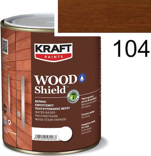 Kraft Wood Shield Пропитка Полиуретан 104 Орегон Сатен 750мл