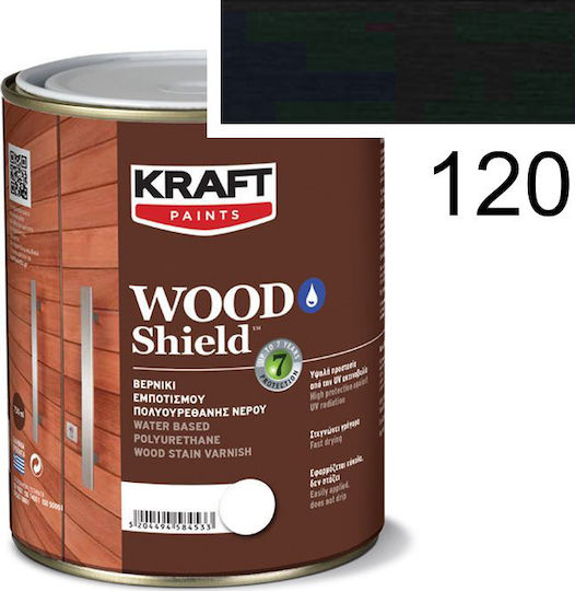Kraft Wood Shield Пропитка Полиуретан 120 Венге Сатен 750мл