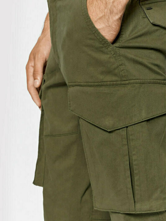 Men's Trousers Cargo Elastic in Regular Fit Khaki