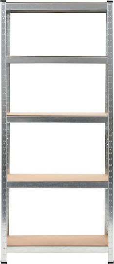 vidaXL Ραφιέρες Dexion Γαλβανιζέ 75x30x172εκ. με 4 Ράφια Συνολικής Αντοχής 1500kg 3τμχ