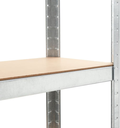 vidaXL Ραφιέρες Dexion Γαλβανιζέ 75x30x172εκ. με 4 Ράφια Συνολικής Αντοχής 1500kg 3τμχ