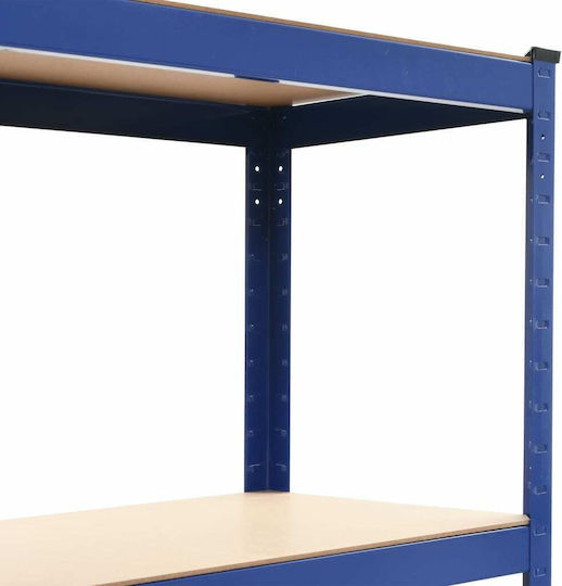 vidaXL Ραφιέρες Dexion Γαλβανιζέ 80x40x160εκ. με 3 Ράφια Συνολικής Αντοχής 960kg 2τμχ