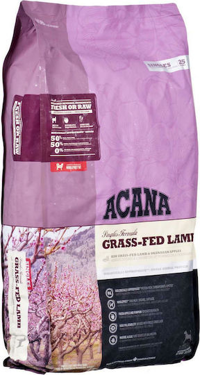 Acana Grass Fed Lamb 17kg Dry Food for Dogs Grain-Free & Gluten-Free with Lamb