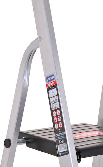 Palbest Hobby Ladder Aluminum with 2+1 Steps 130cm