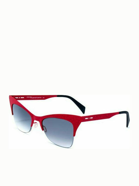 Italia Independent I-Metal Women's Sunglasses with Red Frame 0504.CRK.051