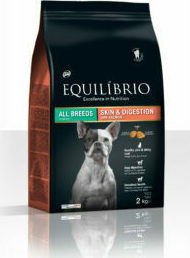 Equilibrio Skin & Digestion 12kg Dry Food Gluten-Free for Adult Dogs with Salmon