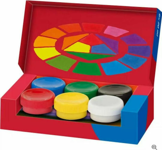 Faber-Castell Tempera Tempera Paints Multicolour in Jar 20ml 6pcs