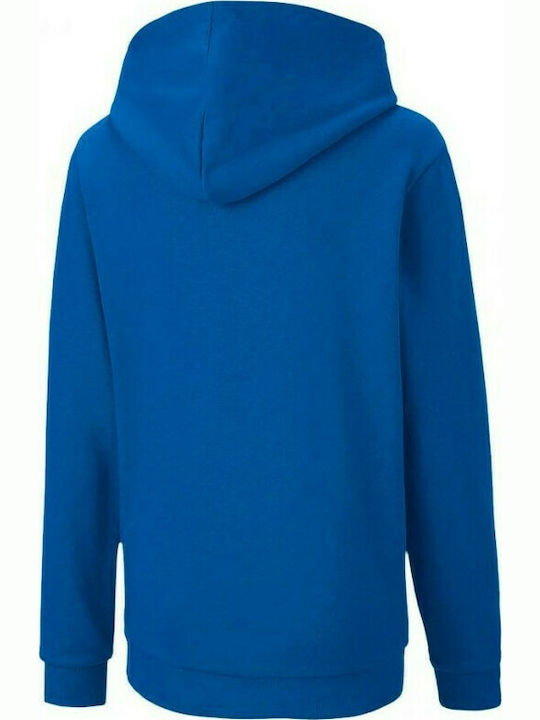 Puma Kinder Sweatshirt mit Kapuze und Taschen Blau