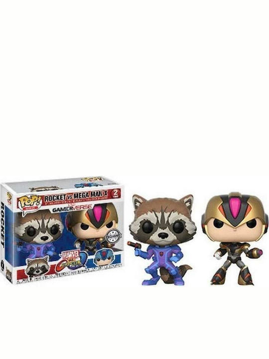 Funko Pop! Games: Marvel vs Capcom Infinite - Rocket vs Mega Man X Bobble-Head Special Edition