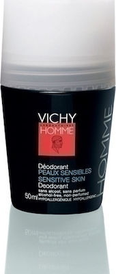 Vichy Men's Homme 48H* Anti-Irritations & Anti Perspirant Roll-On Deodorant  Rollerball 1.69 oz Bath & Body 3337871320379 - Jomashop