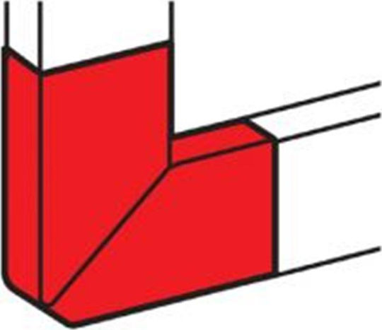 Legrand Dlp Εξάρτημα Καναλιού Επίπεδη Στροφή Καναλιού 105x35mm 010784