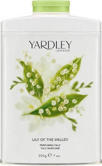 Yardley Lilly Of The Valley Αποσμητικό σε Πούδρα Χωρίς Αλουμίνιο 200gr