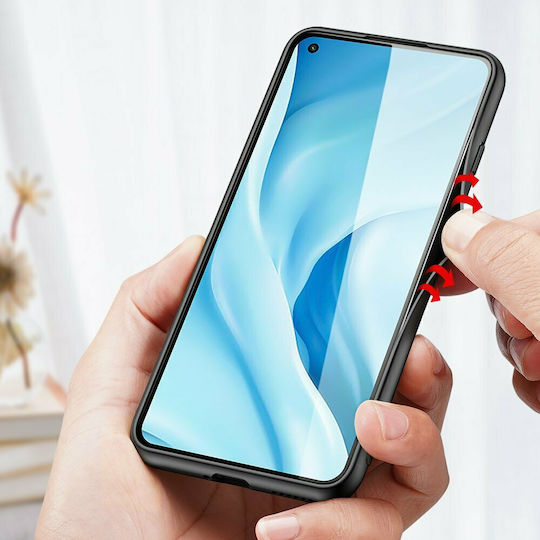 Dux Ducis Fino Back Cover Silicone / Fabric Green (Xiaomi Mi 11 Lite / 11 Lite 5G / 11 Lite 5G NE)