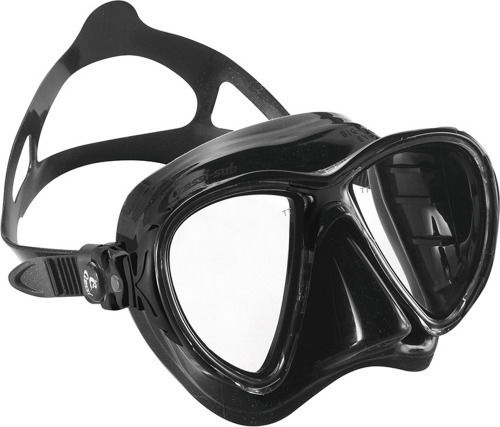 CressiSub Tauchmaske Silikon Big Eyes Evolution Schwarze