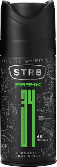 STR8 FR34K 48h Deodorant Body Spray 2x150ml