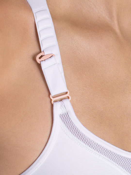 Triaction Extreme Lite N Athletic Athletic Bra with Light Padding without Underwire White