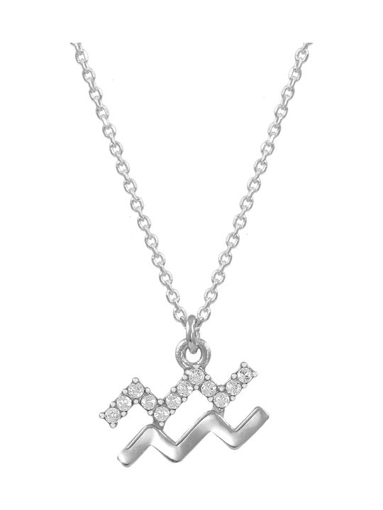 Amor Amor Necklace Zodiac Sign from Silver