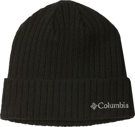 Watch Cap Beanie Unisex Beanie mit Rippstrick in Schwarz Farbe