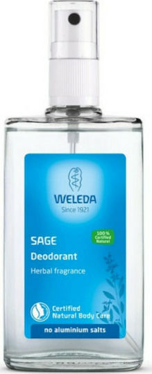 Weleda Salvie Deodorant Natural sub formă de Spray Fără aluminiu 100ml