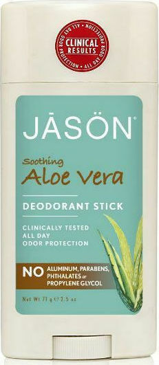 Jason Deodorant Calmant Aloe Vera Deodorant Stick Fără Aluminiu 71gr