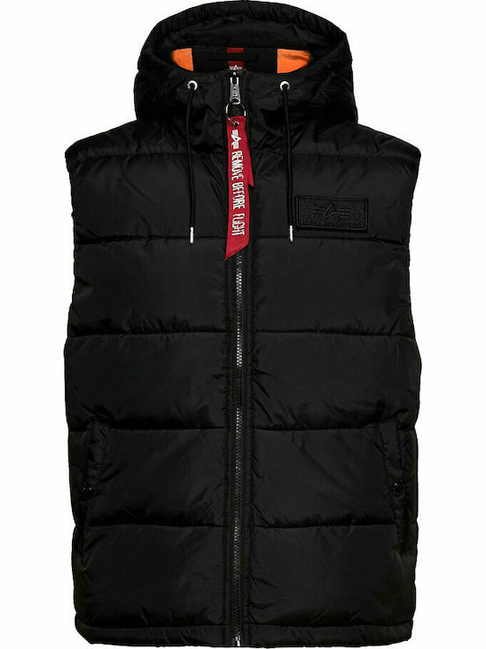 Αμάνικο Μπουφάν Puffer Μαύρο