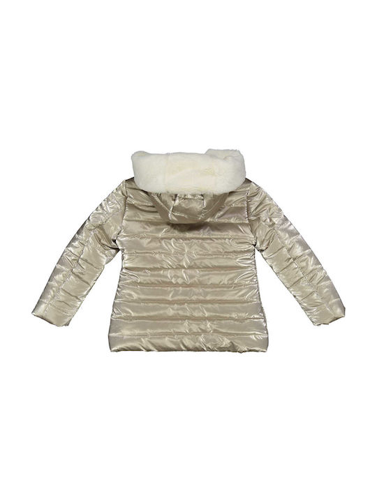 Birba Trybeyond Kinderparka Lang mit Kapuze Beige