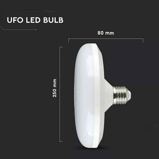 V-TAC VT-235 Λάμπα LED 36W 80mm για Ντουί E27 Φυσικό Λευκό 2900lm