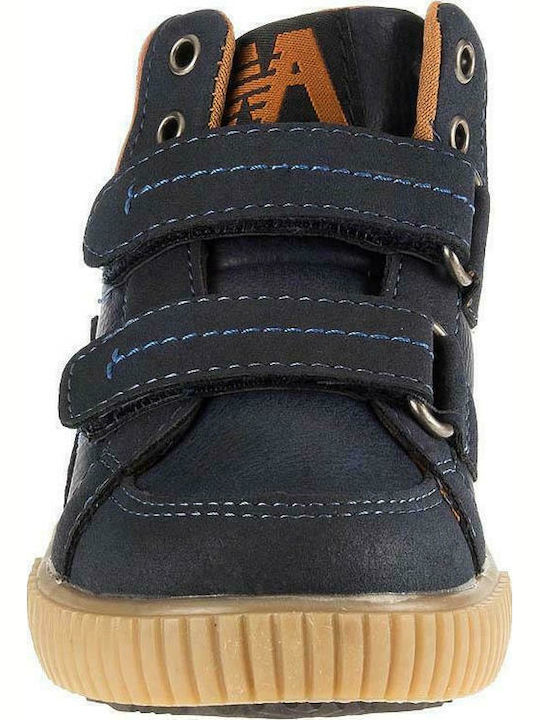 Kinder Sneakers Hoch Anatomisch mit Klettverschluss Blau