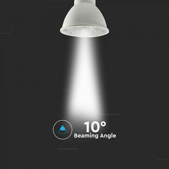 V-TAC LED-Lampe 6W für Fassung GU10 und Form MR16 Naturweiß 500lm