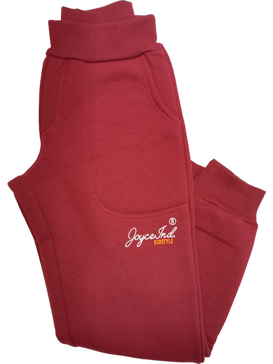 Kids Sweatpants Burgundy