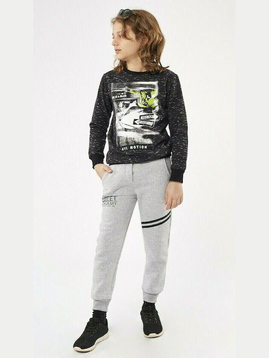 Hashtag Kids Sweatpants Set Black 2pcs / 2pcs