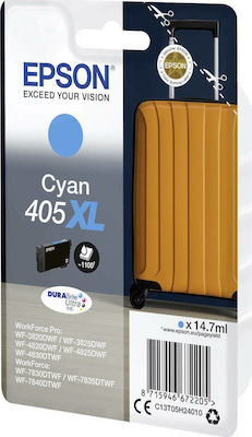 Epson 405XL Cartuș de cerneală original pentru imprimante InkJet Cyan (C13T05H24010)