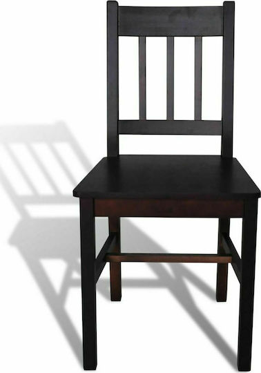 Scaune Sala de mese Lemn Maro închis 6buc 41.5x45.5x86buc