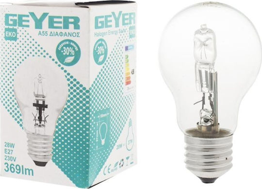 Geyer Halogenlampe für Fassung E27 mit Leistung 28W 230V