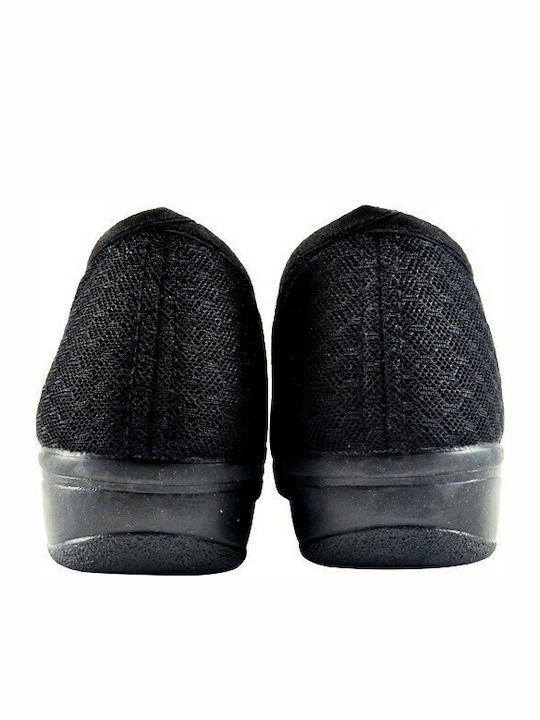 Alcalde 880 Closed-Back Women's Slippers In Black Colour