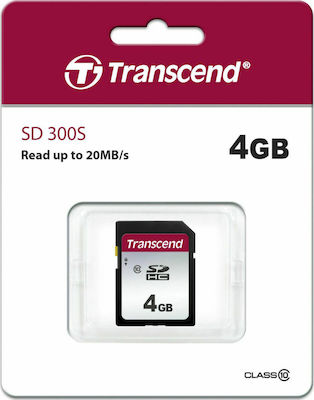 Transcend 300s SDHC 4GB Klasse 10