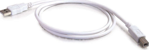Powertech USB 2.0 Cable USB-A male - USB-B male Γκρι 1m (CAB-U095)