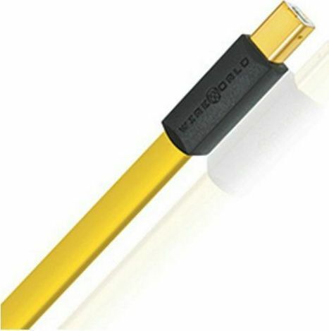 Wireworld USB 2.0 Cablu USB-A - USB-B Galben 0.6m