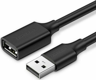 Ugreen USB 2.0 Kabel USB-A-Stecker - USB-A-Buchse Schwarz 5m 10318