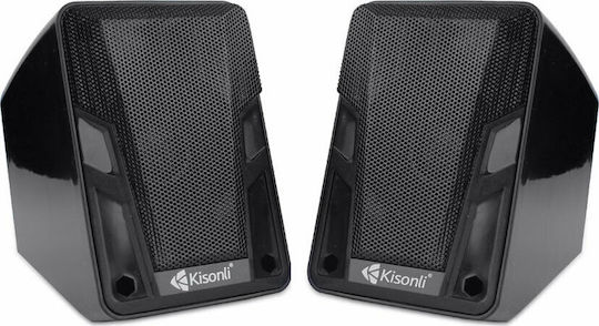Kisonli A-505 2.0 Speakers 6W Black