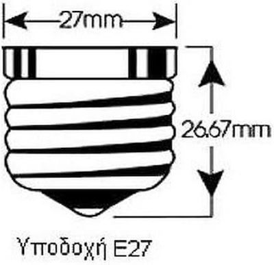 Diolamp LED Bulbs for Socket E27 and Shape A60 Warm White 810lm 1pcs