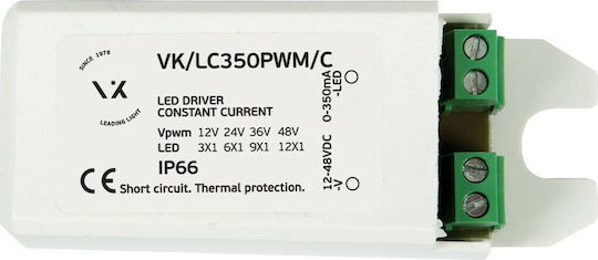 VK Lighting Dimmable Τροφοδοτικό LED Στεγανό IP66