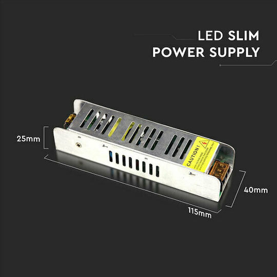 V-TAC Затъмняващо LED Захранване IP20 Мощност 25W с Изходно Напрежение 12V