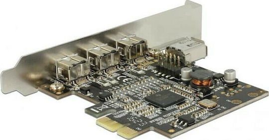 DeLock Κάρτα PCIe σε 4 θύρες Firewire 400