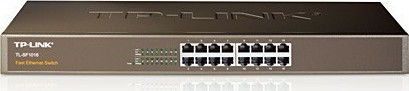 TP-LINK TL-SF1016 v12 Unmanaged L2 Switch με 16 Θύρες Ethernet