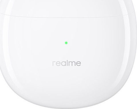 Realme Buds Air 2 Bluetooth Handsfree Ακουστικά με Θήκη Φόρτισης Λευκά