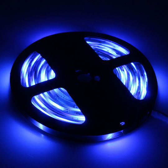 Waterproof LED Strip 12V RGB Light 5m Type SMD3528 with Power Supply & Remote Control