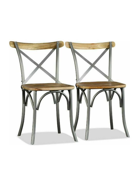Stühle Cafe Mango / Steel 4Stück 51x52x84cm